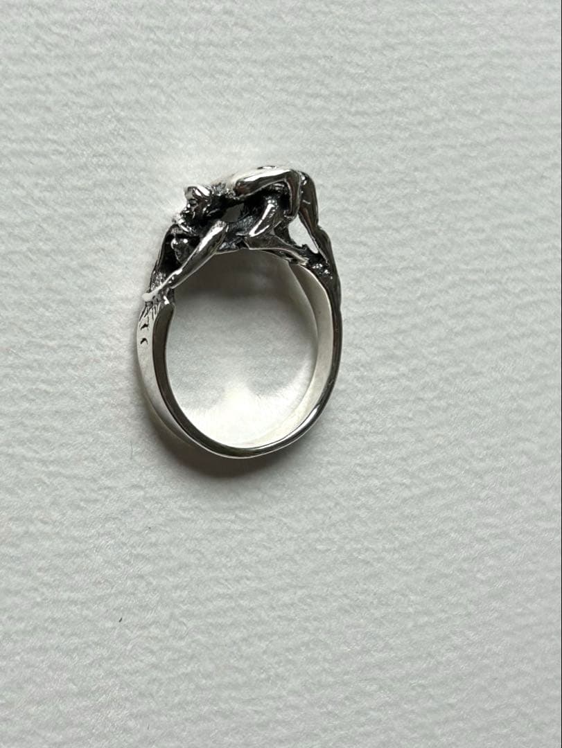 シルバーリング925 セックスリング 立ちバック 18号