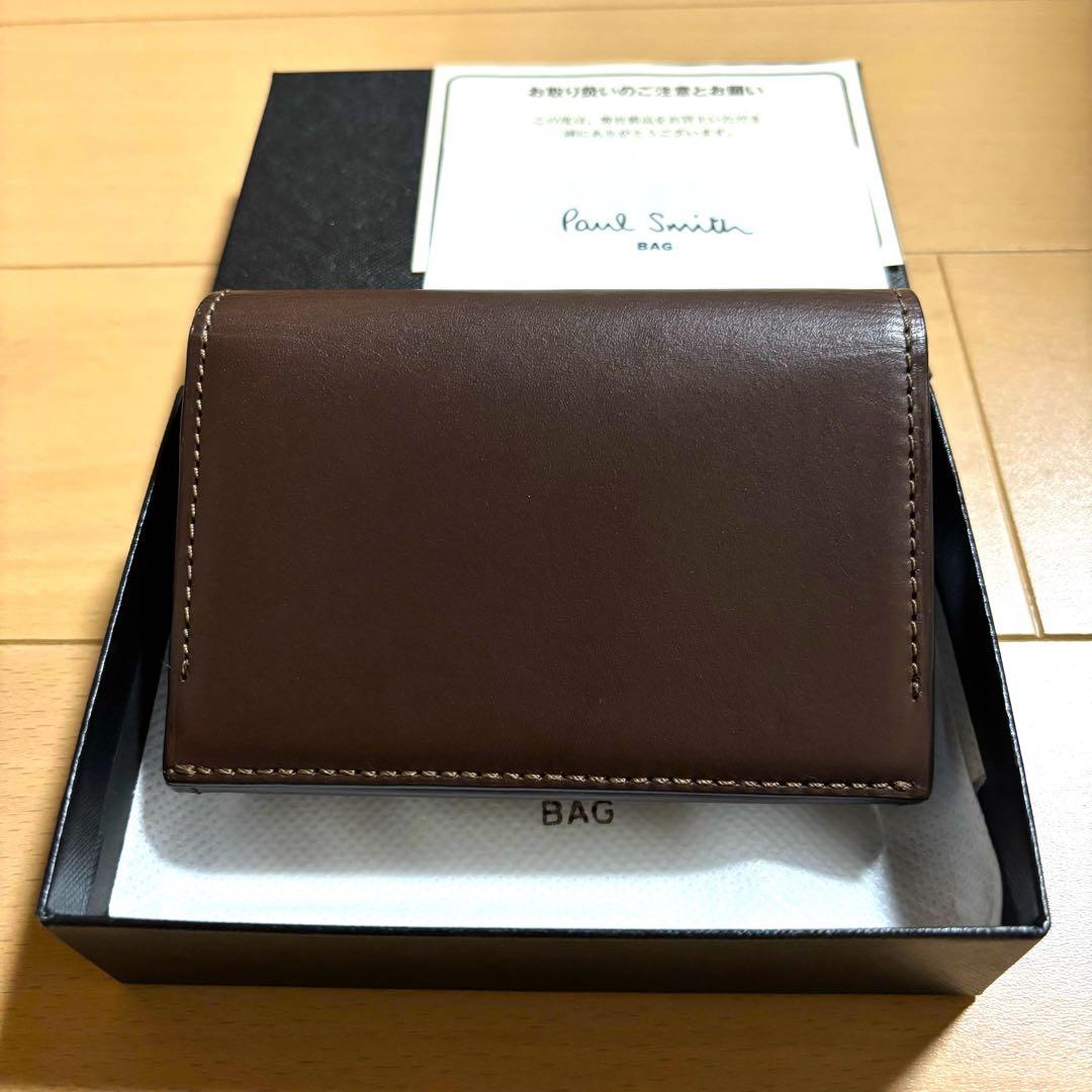 Paul Smith 名刺入れ　オールドレザー2 新品未使用品　ブラウン　完売品