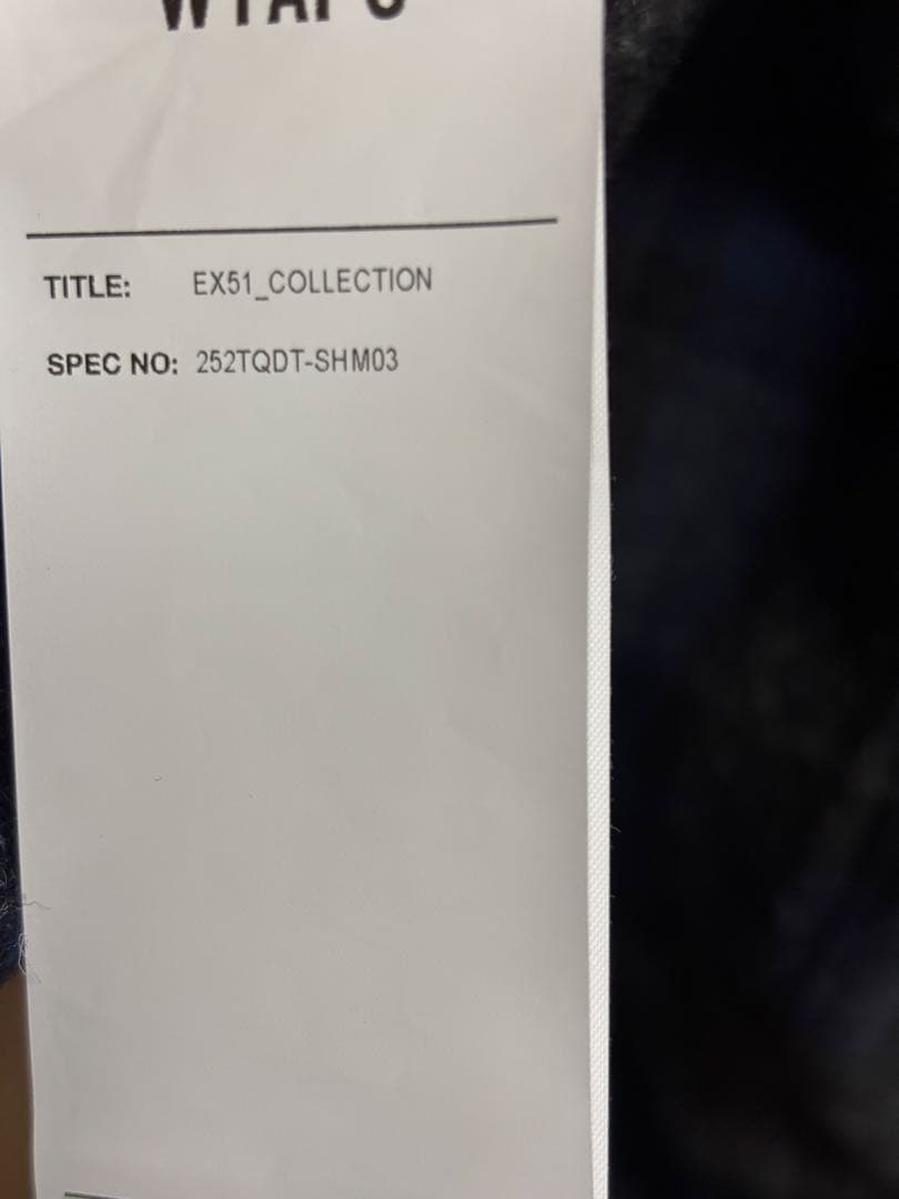 トップス WTAPS TXT 01 / LS / WOPL. TWEED. TEXTILE