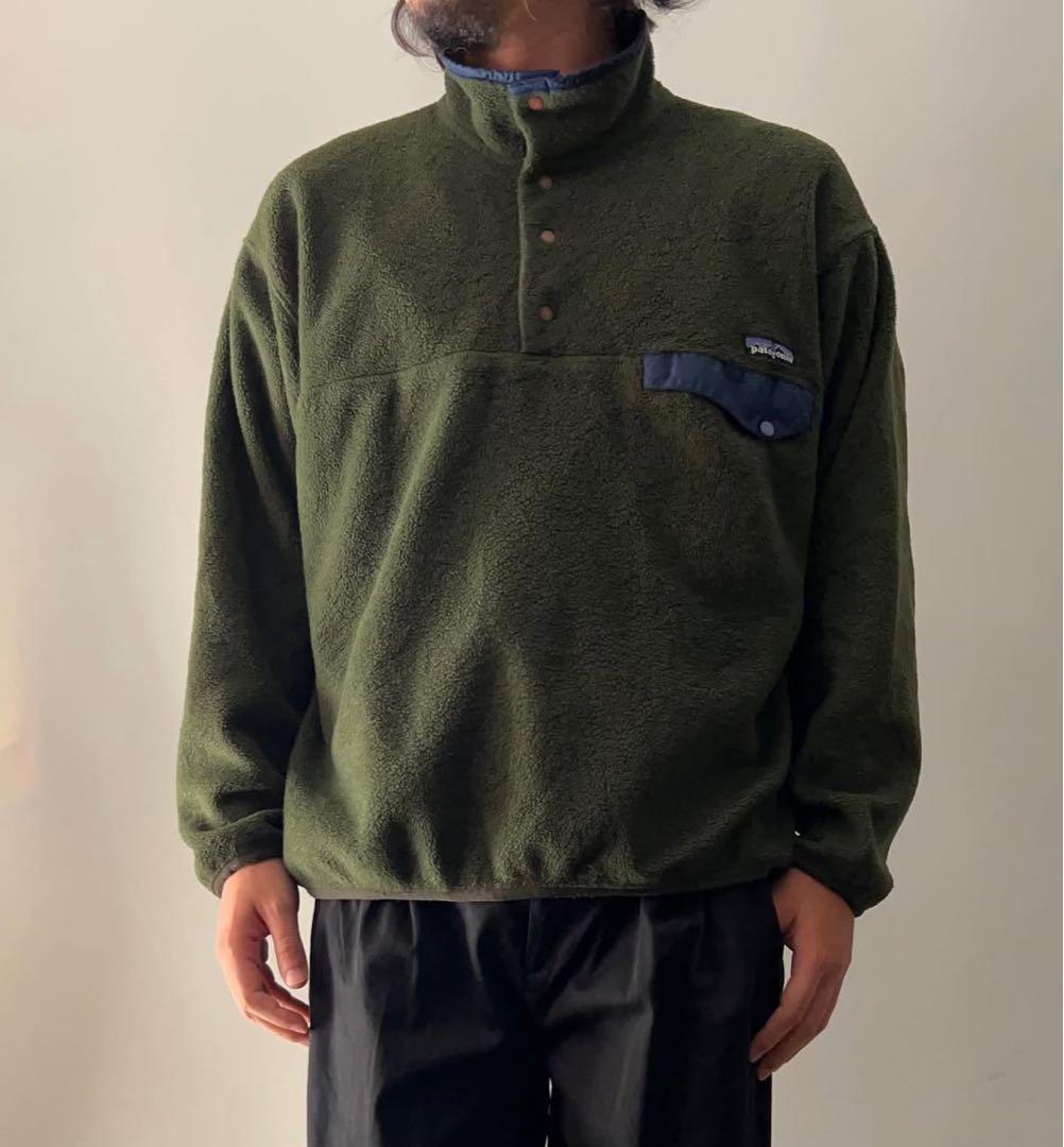 希少 美品 L パタゴニア Patagonia スナップT シンチラ フリース