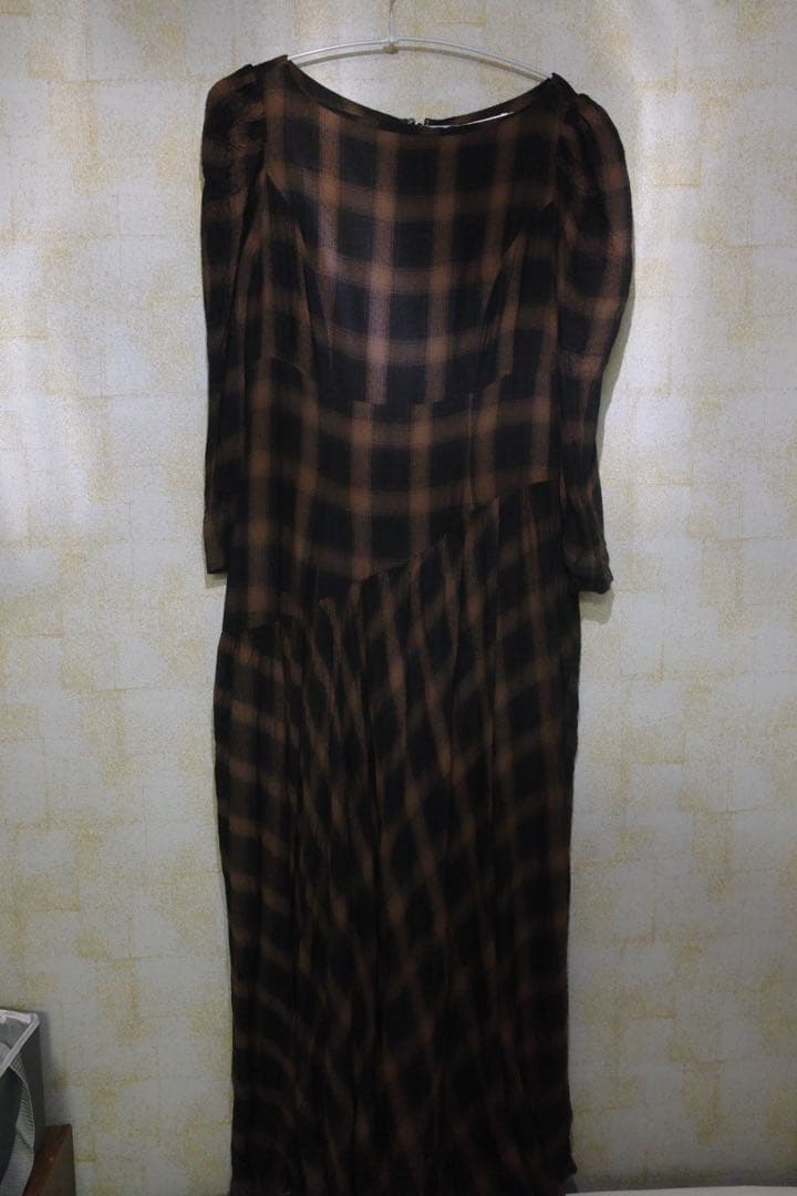 ワンピース Her lip to Roanne Over Check Dress