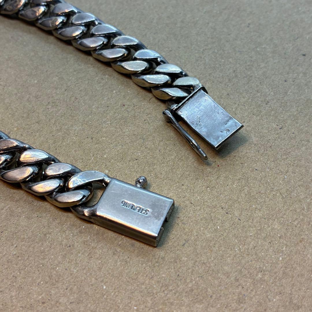 ブレスレット　極太　喜平　素材不明