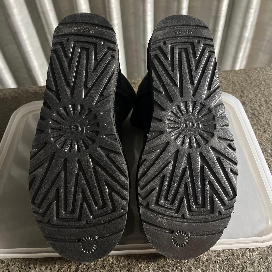 UGG ブラック ムートンブーツ 8 25cm