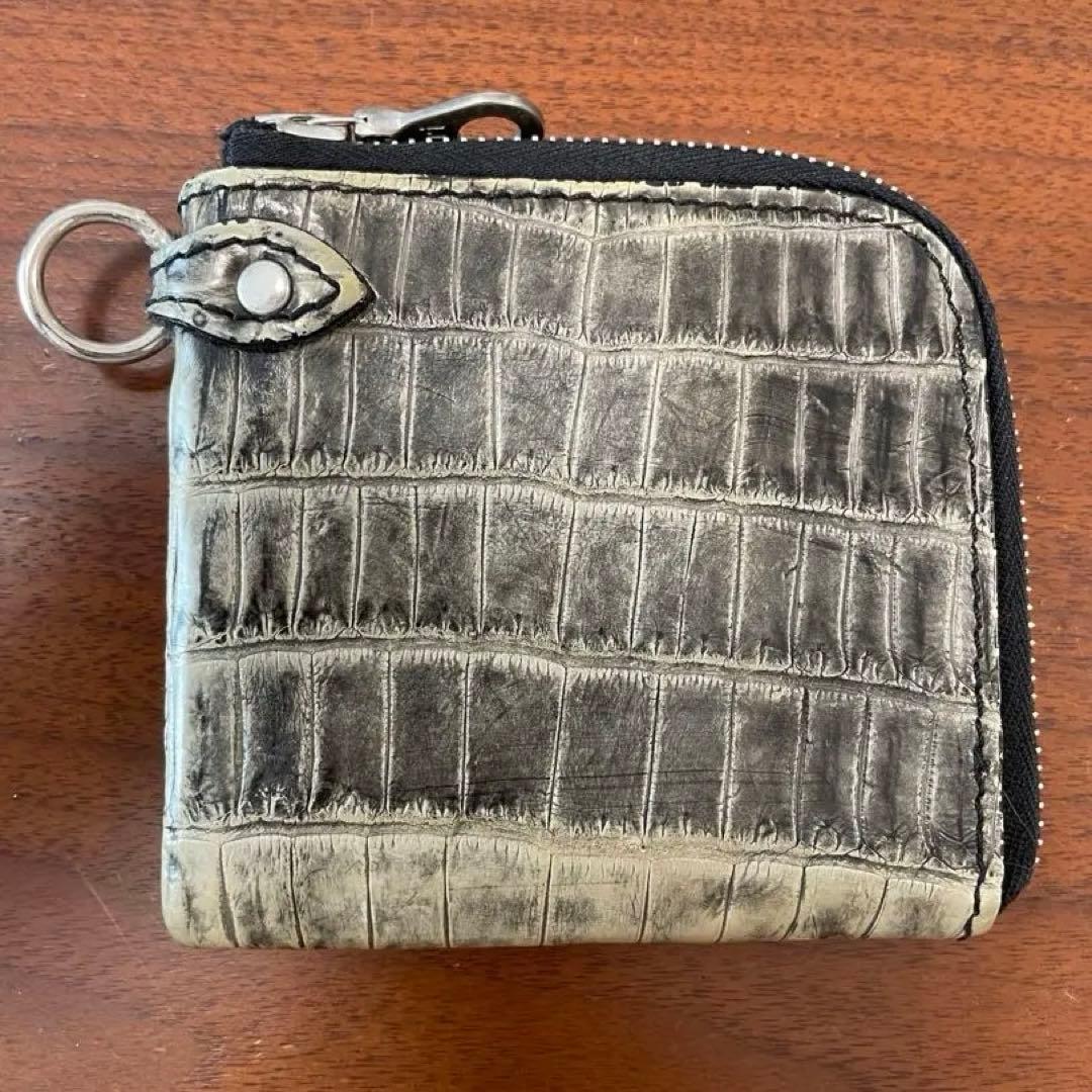 T.K.. ISAMU KATAYAMA BACKLASH クロコ墨染め