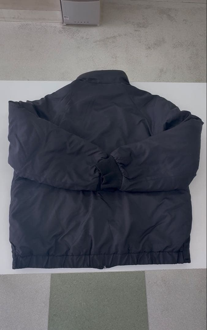 希少フランス製 アニエスベーオム ハの字 ジップ 中綿 ジャケット ブルゾン