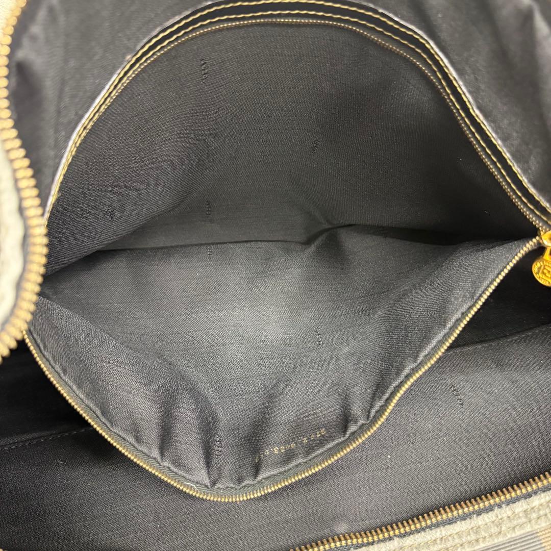 ナオト　フェンディ ペカン 2WAY ボストンバッグ 大容量 ブラウン