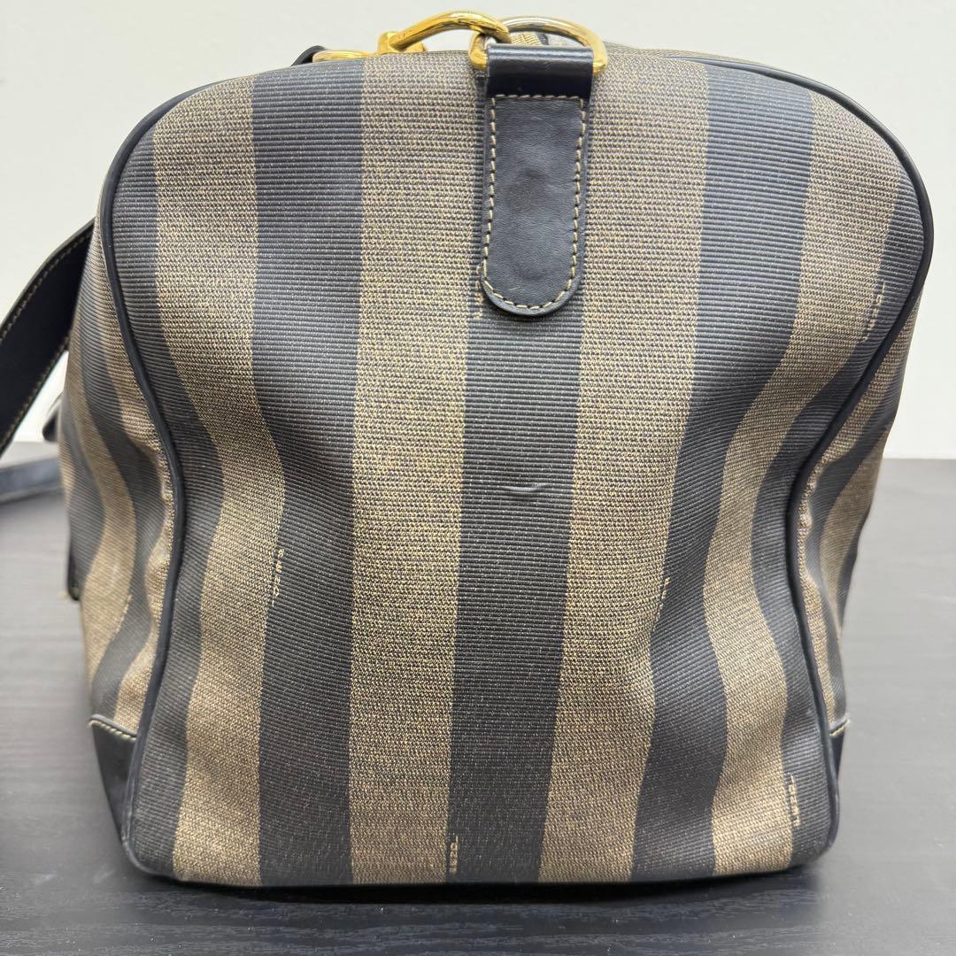 ナオト　フェンディ ペカン 2WAY ボストンバッグ 大容量 ブラウン