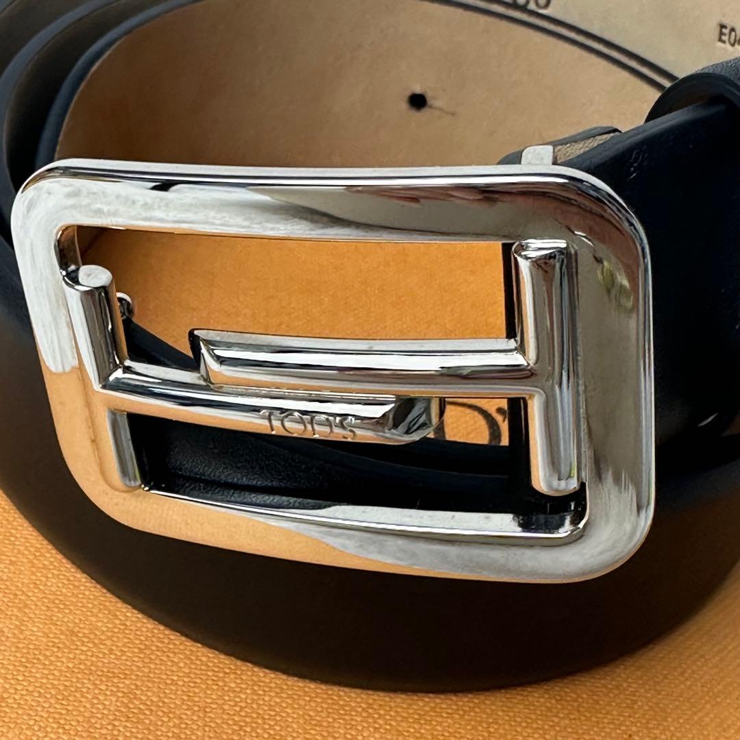 新品未使用　TOD'S トッズ ベルト ブラック　保存袋付属