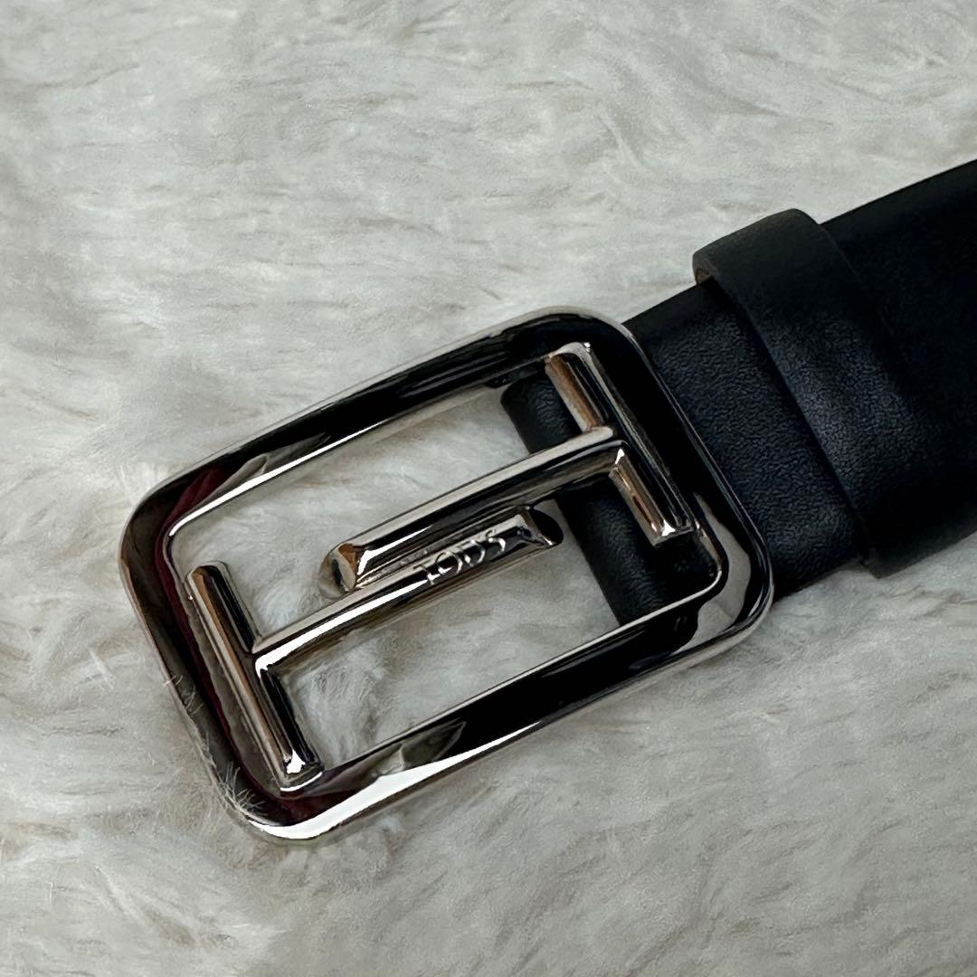 新品未使用　TOD'S トッズ ベルト ブラック　保存袋付属