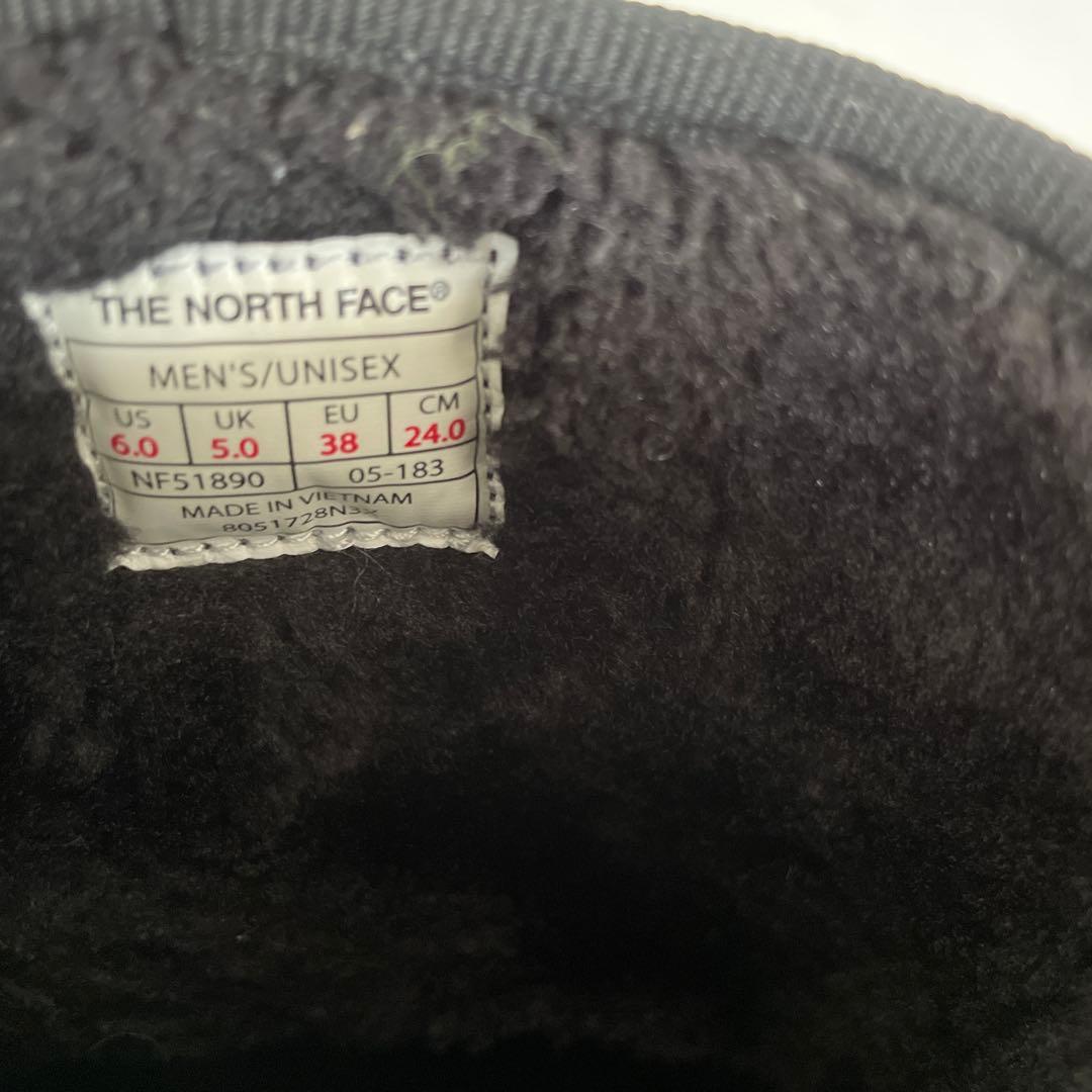【美品】THE NORTH FACE ブラック ムートンブーツ　24cm