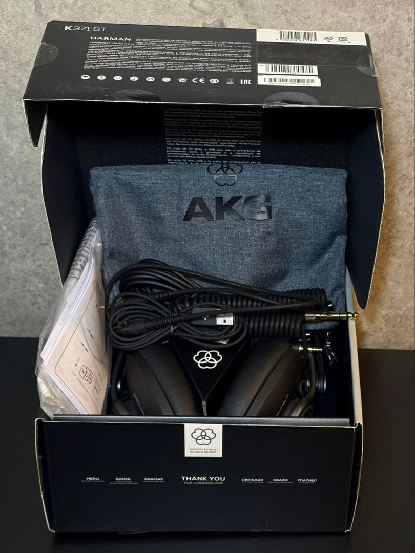 AKG 371-BT-Y3 Bluetoothヘッドフォン