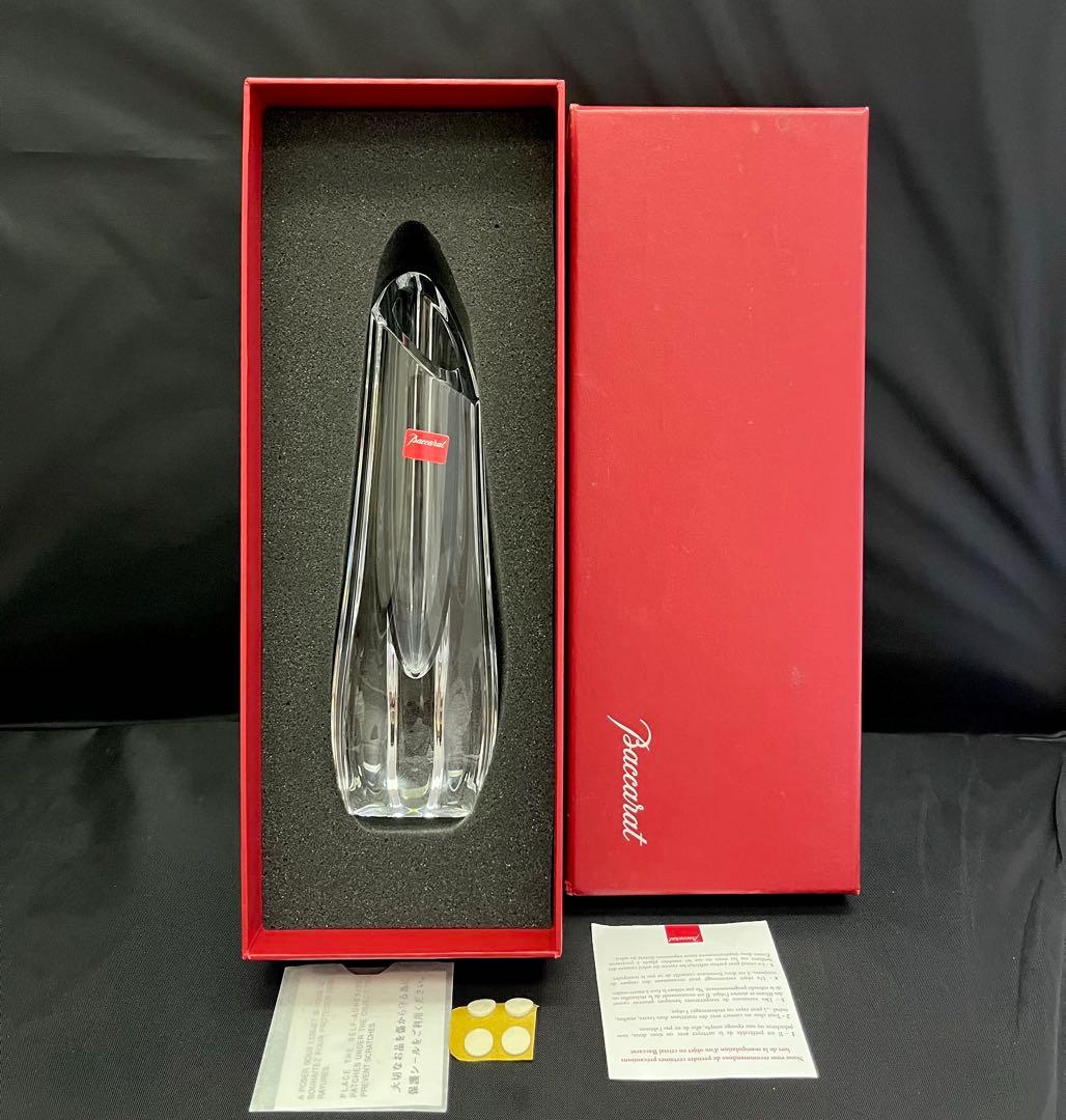 c*e様 【美品・箱付き】バカラ／クリスタル 花瓶 フラワーベース 一輪挿し 花