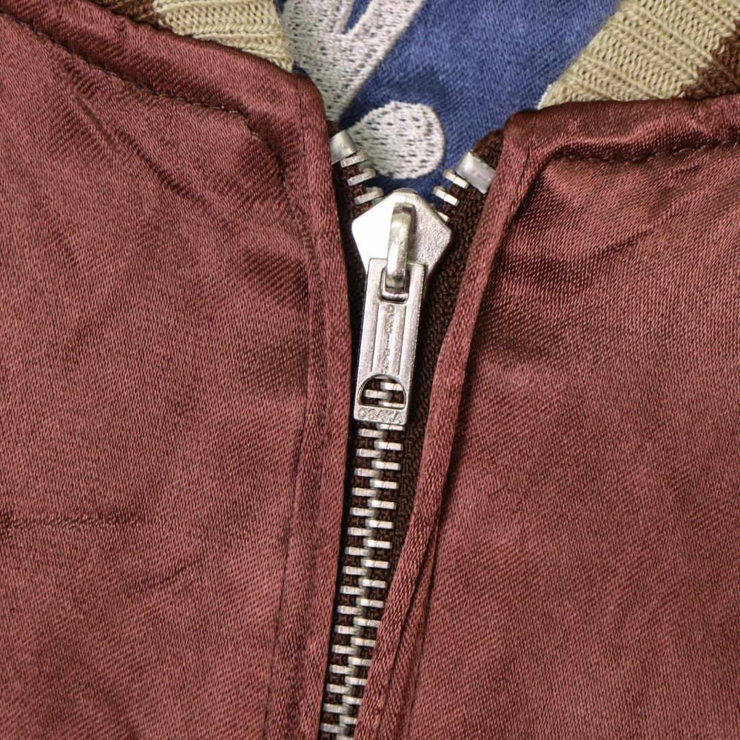 STUDIO D'ARTISAN 豚神 豚門 刺繍 リバーシブル スカジャン