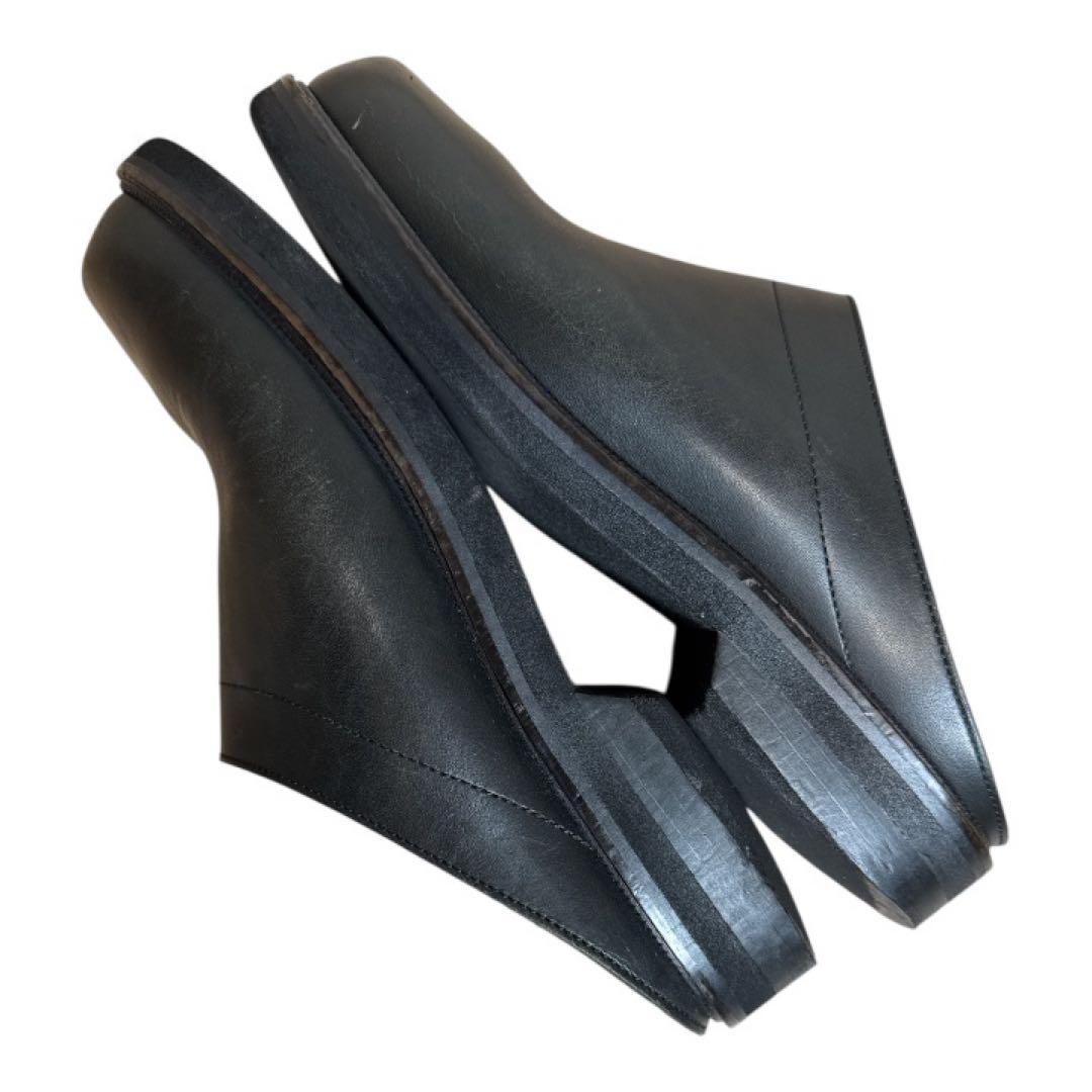 foot the coacher サイズ8 レザー サボ ブラック