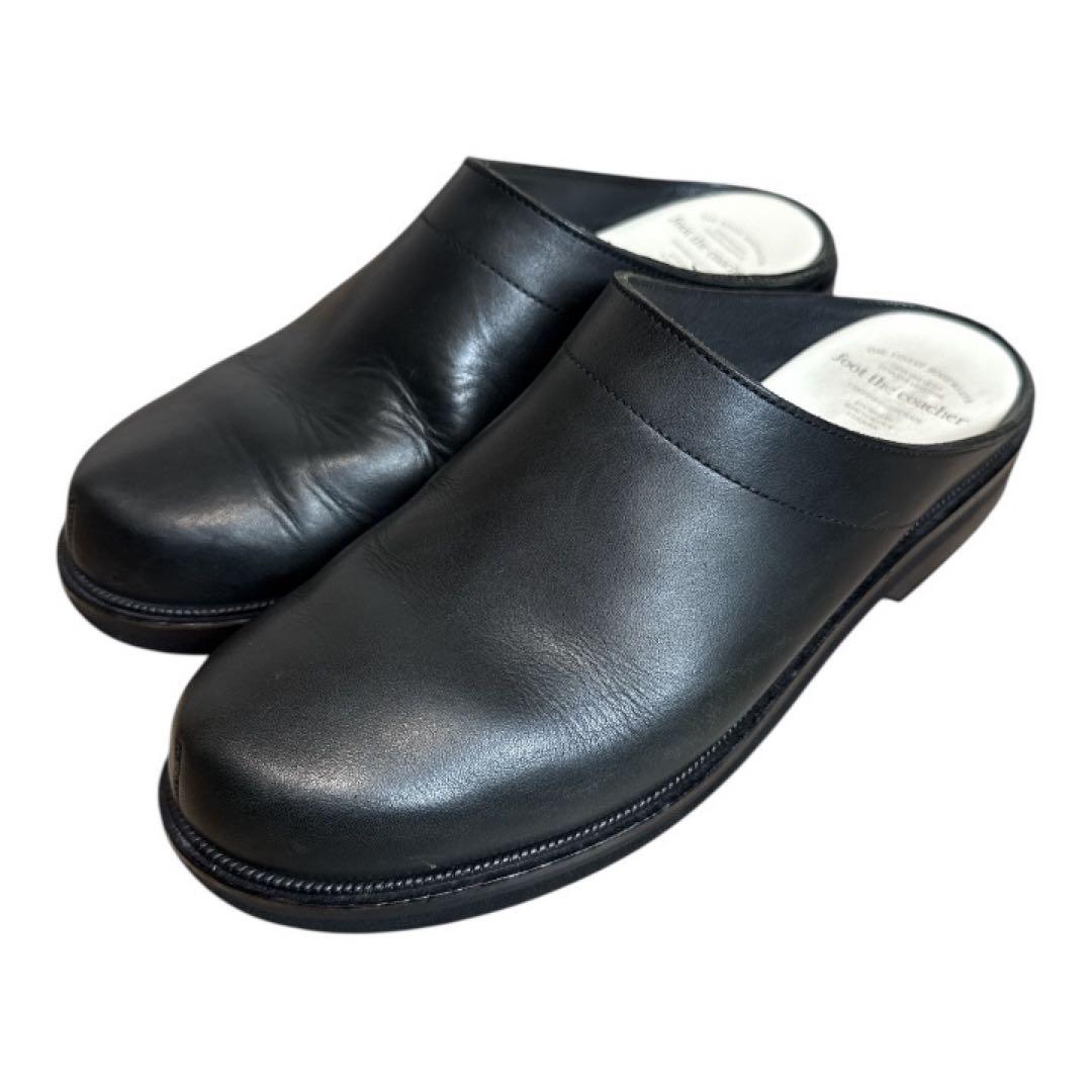 foot the coacher サイズ8 レザー サボ ブラック