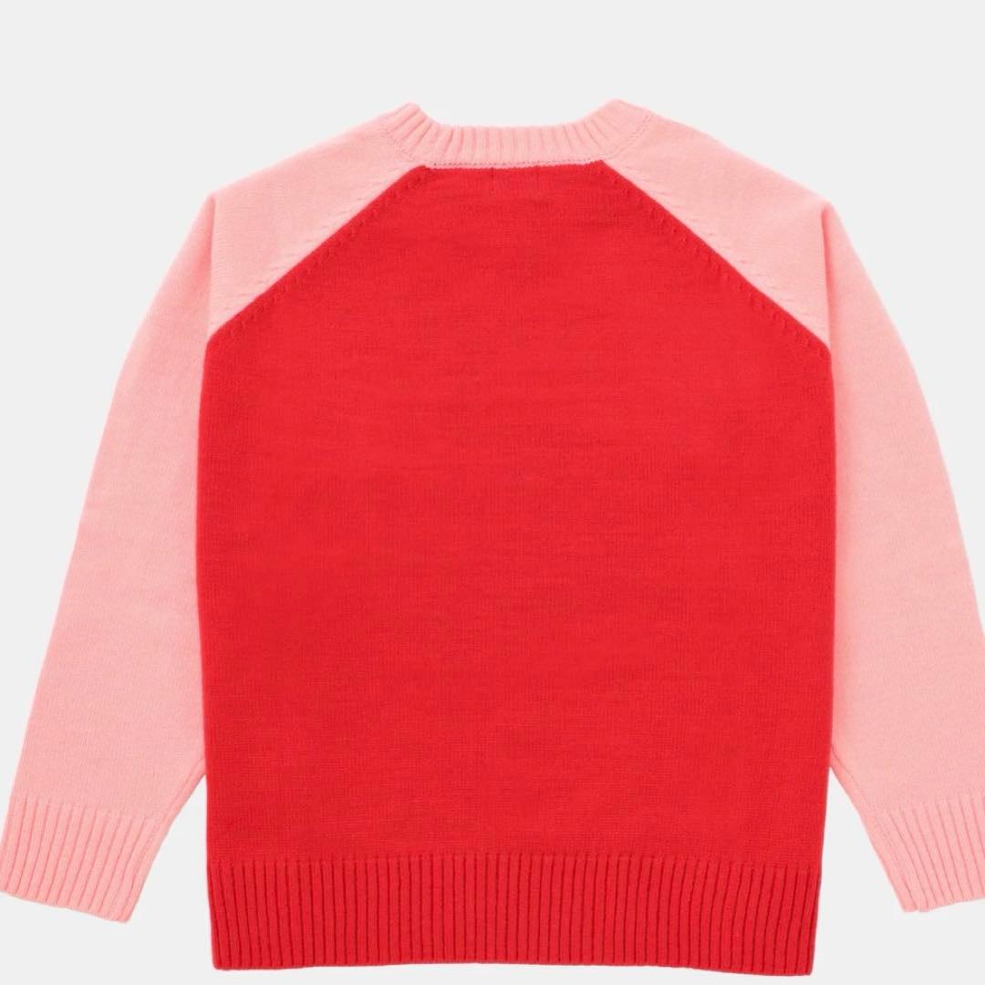 スーパーミルクチャン　ラグランニットY2K SUPER LOVERS セーター