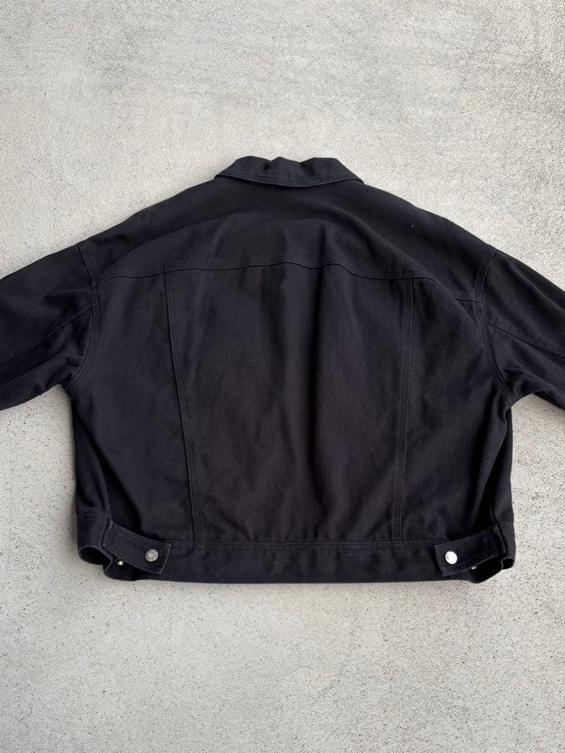 DKNY ダナキャラン 古着 90s 短丈コットンブルゾン アーカイブ S 黒