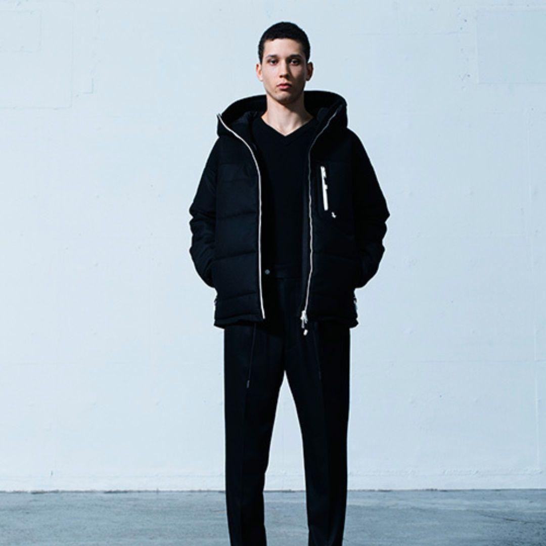 【美品】ザ・リラクス　定価9.4万　ジップアップ　フーデッド　高機能中綿ブルゾン