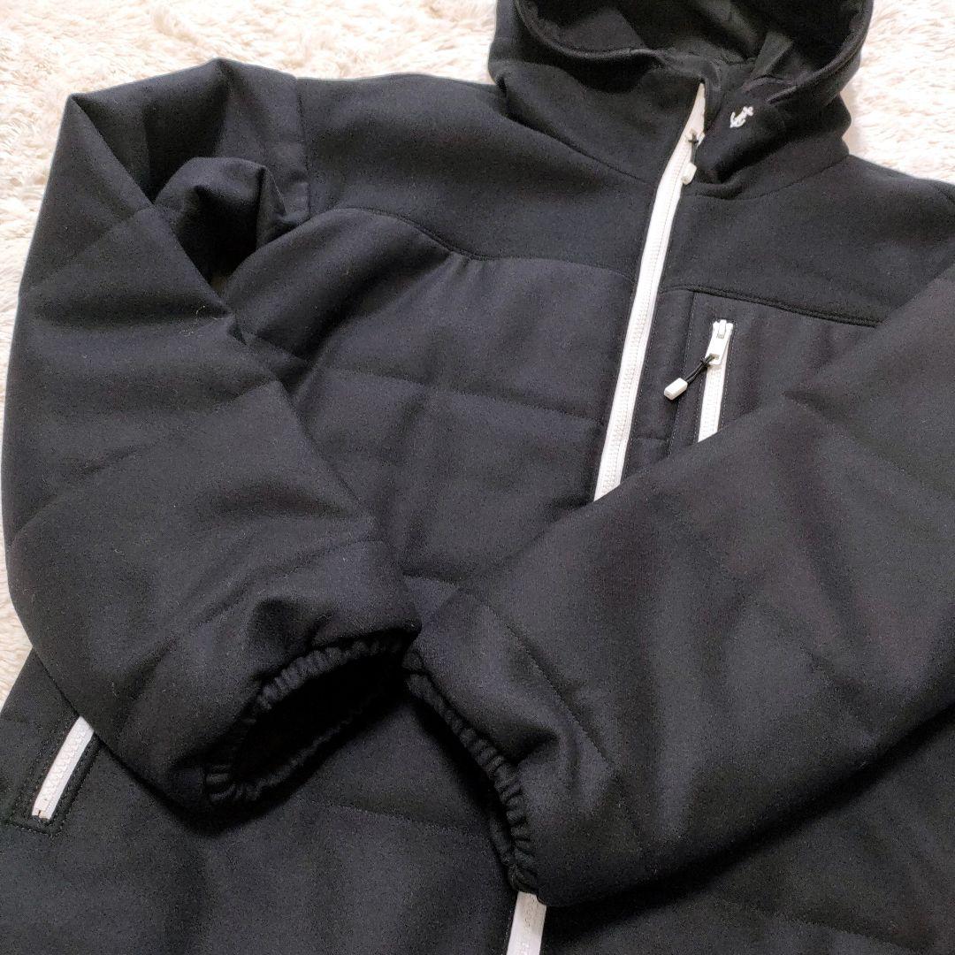 【美品】ザ・リラクス　定価9.4万　ジップアップ　フーデッド　高機能中綿ブルゾン