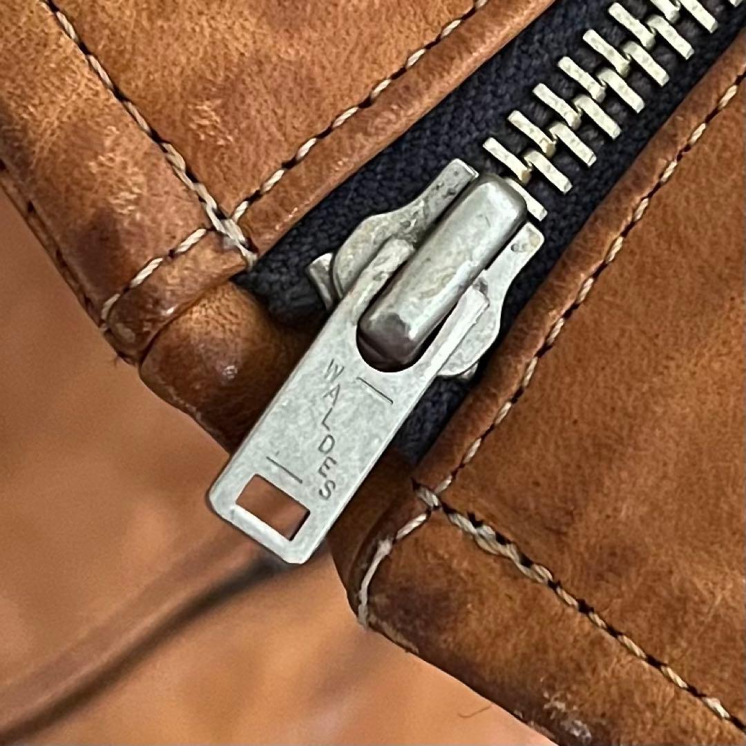 【希少❗️良品】 SANDINISTA ブラウン レザージャケット L