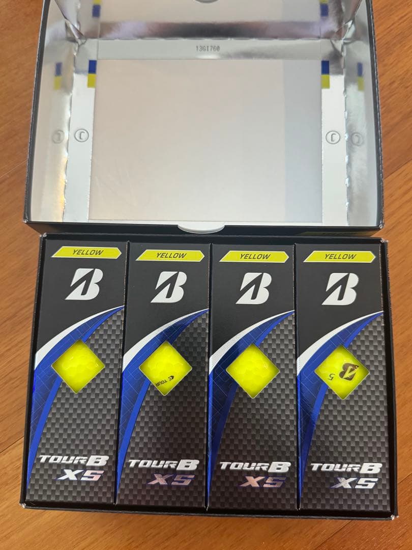 専用2セット、ブリヂストンTOUR B XSイエローゴルフボール