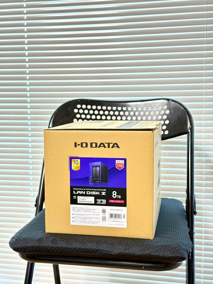 新品・未使用 IODATA NAS 8TB Z19S