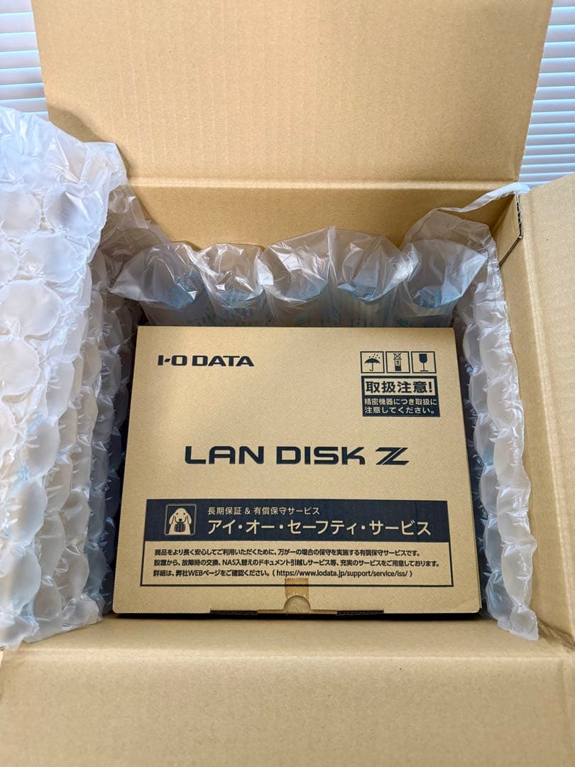 新品・未使用 IODATA NAS 8TB Z19S