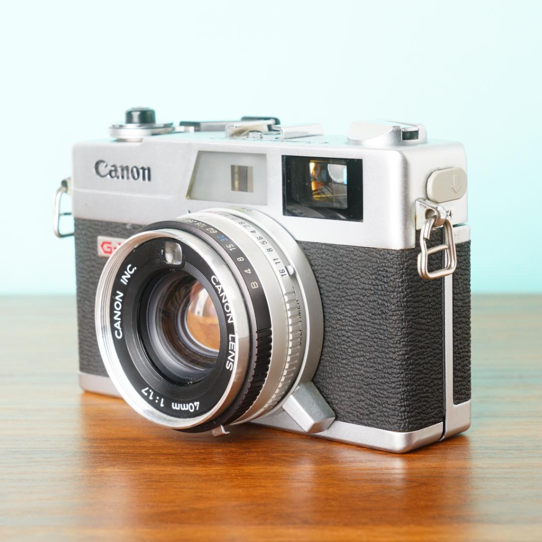 完動品◎Canon ニューキャノネットQL17 G-III フィルムカメラ 67