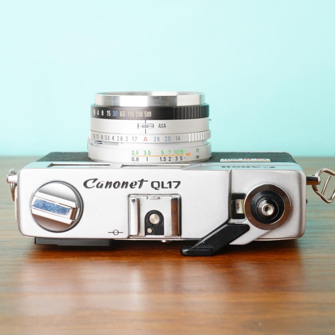完動品◎Canon ニューキャノネットQL17 G-III フィルムカメラ 67
