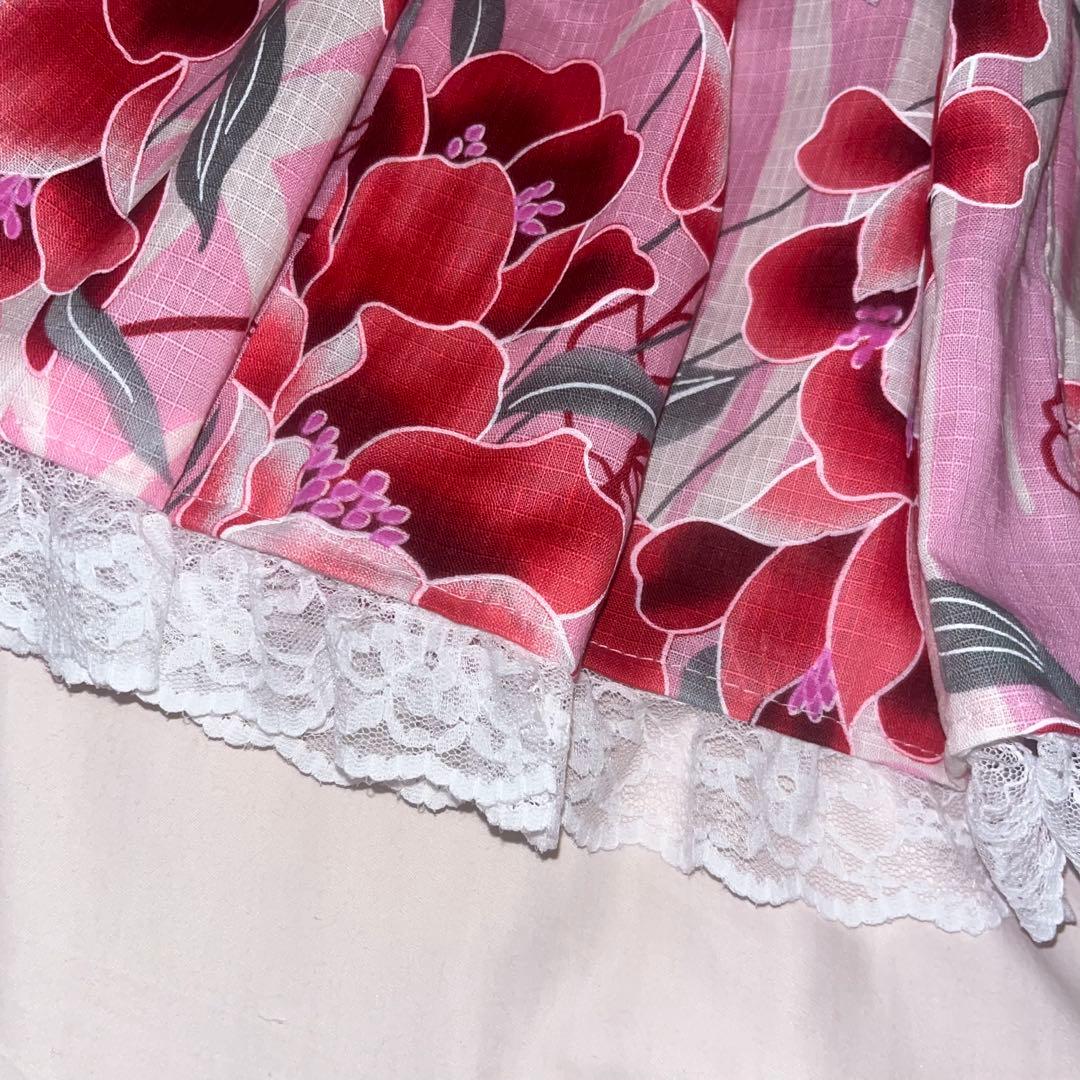 浴衣ドレス 大人 ピンク 姫ギャル