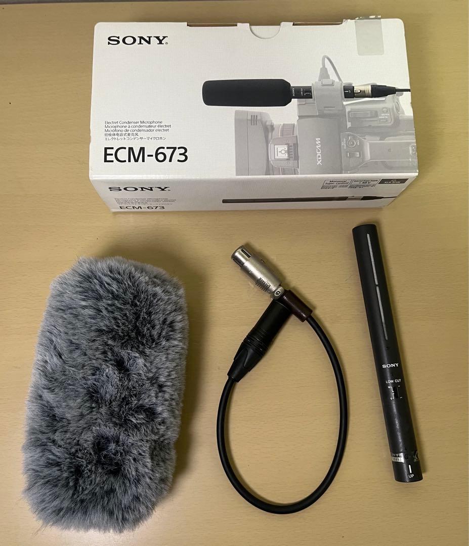 SONY ECM-673 コンデンサーマイク ガンマイク