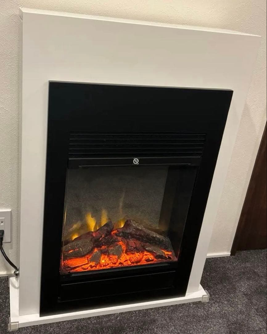 【美品】Dimplex/ディンプレックス 暖炉型ファンヒーター ベリーニII 白