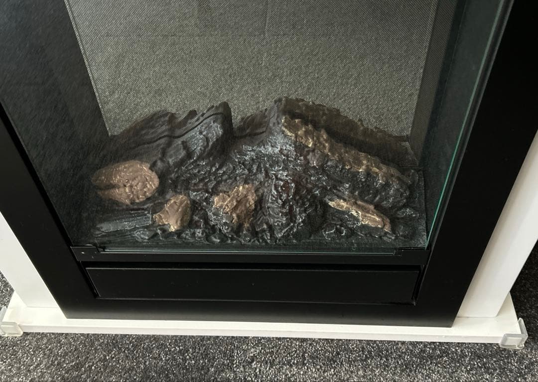 【美品】Dimplex/ディンプレックス 暖炉型ファンヒーター ベリーニII 白