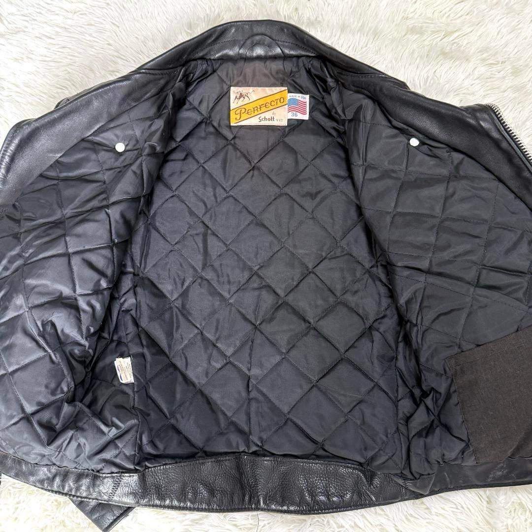 ナツ様✨米国製 schott ダブルライダースジャケット 613 ワンスター