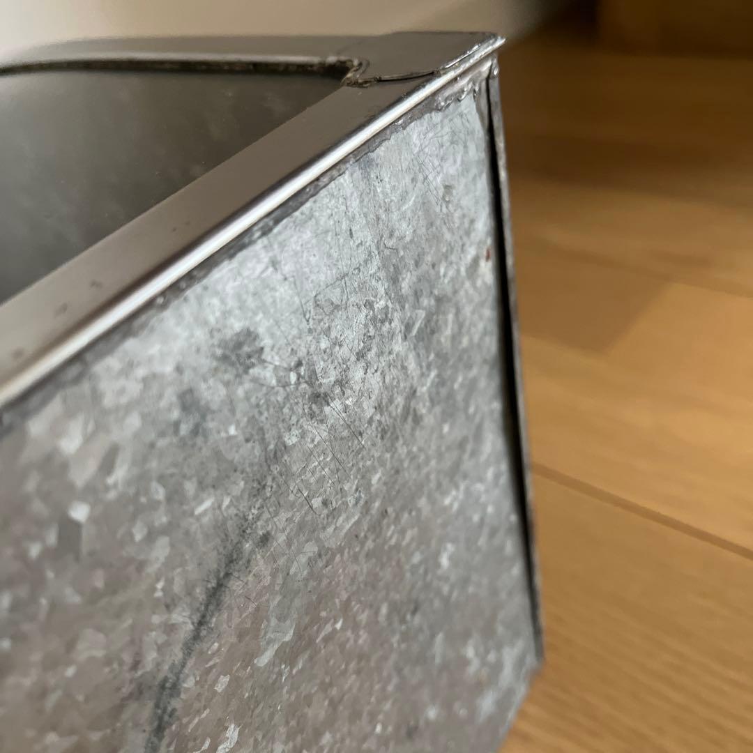 古道具　昭和レトロ　ブリキ　ショーケース　全面Rガラス　ディスプレイ