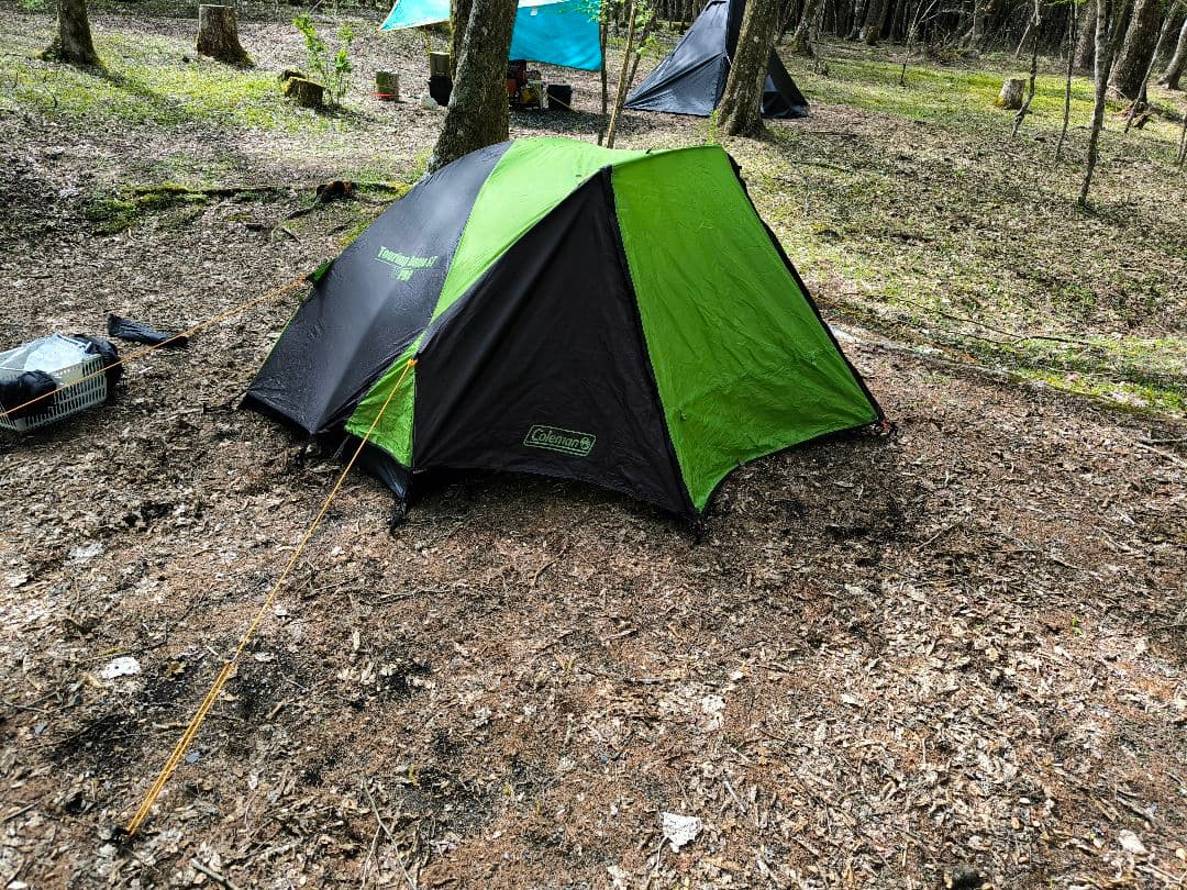 【美品☆使用2回】ColemanツーリングドームSTコールマンコンパクト緑カーキ