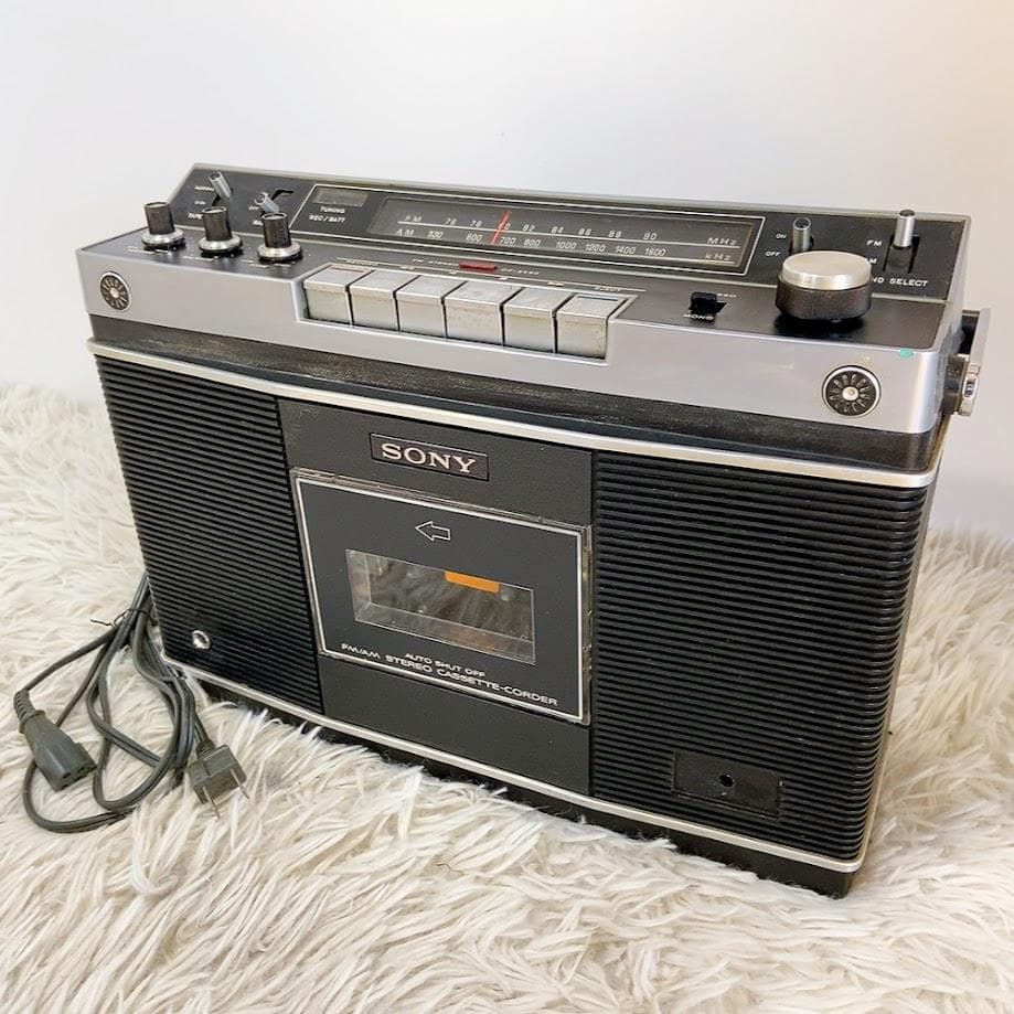 希少な動作品！ SONY CF-2580 ラジカセ ラジオ・カセットプレーヤー