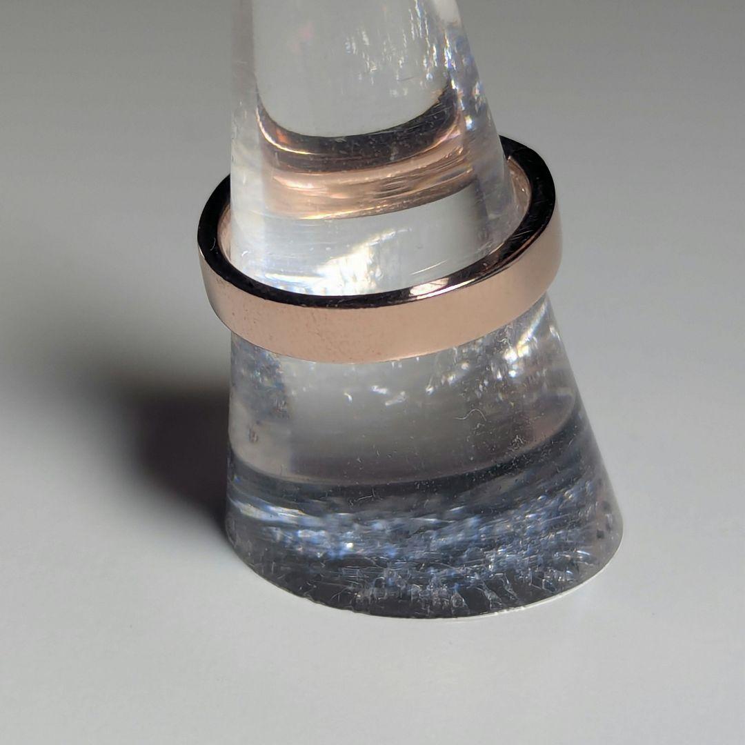 ete エテ リング 13号 SV925 ジルコニア ピンクゴールド