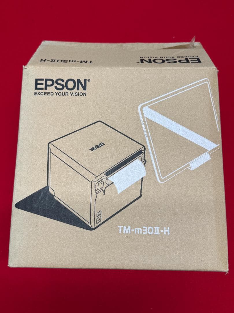 使用極少 EPSON TM-m30Ⅱ-H ブラック レシートプリンター ⑭