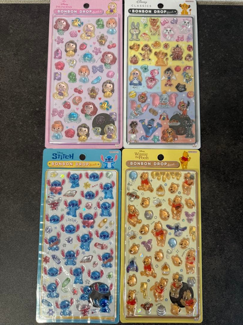 【正規品】ボンボンドロップシール　ディズニー