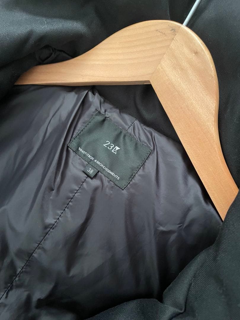 23区【洗える】シレータフタ ロング ダウンコート　38 オンワード