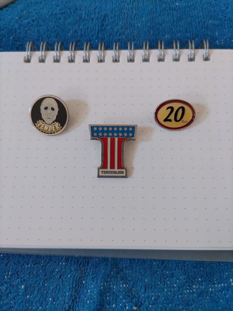 最終値下げ　キムタク着　テンダーロイン　ピンバッジ　プライド使用　激レア