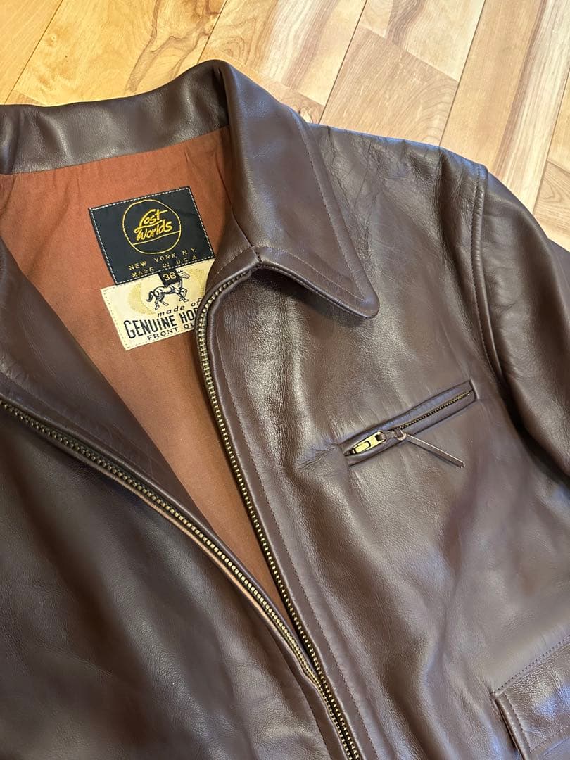 最終価格 ロストワールド　ホースハイド　レザージャケット