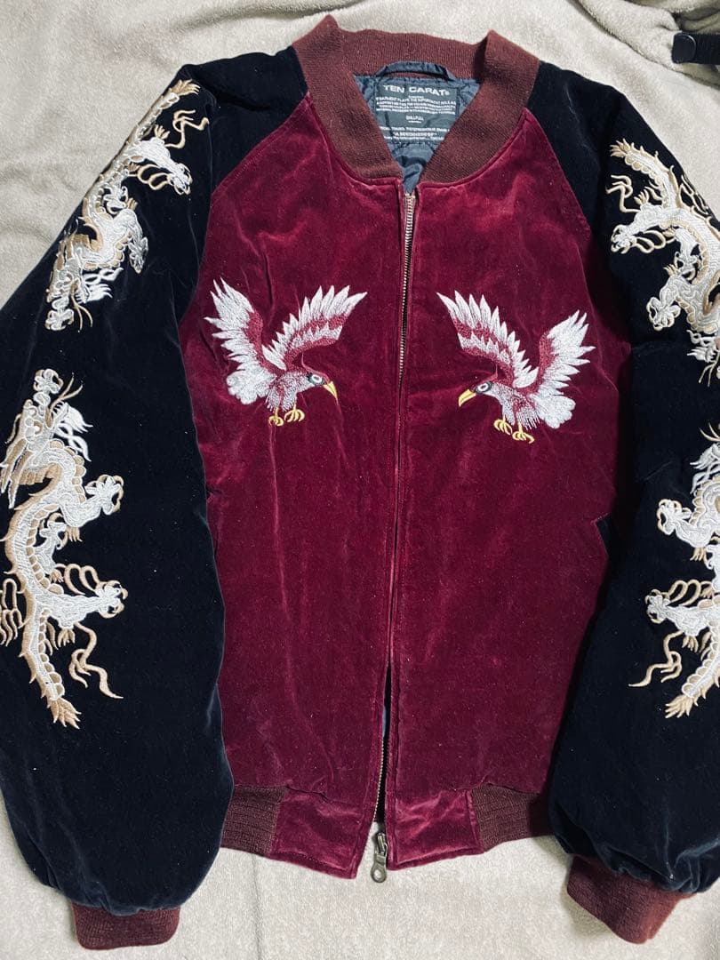 別珍 TEN CARAT USA 虎龍鷲 日本限定 スカジャン vintage