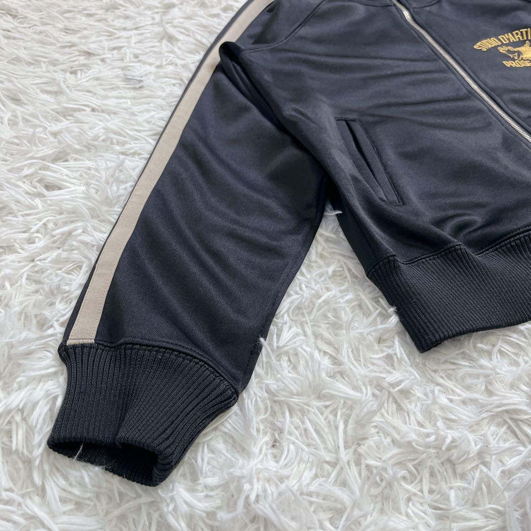 【美品】スタジオ　タルチザン　トラックジャケット　ナイロン　刺繍　ゴールド　S