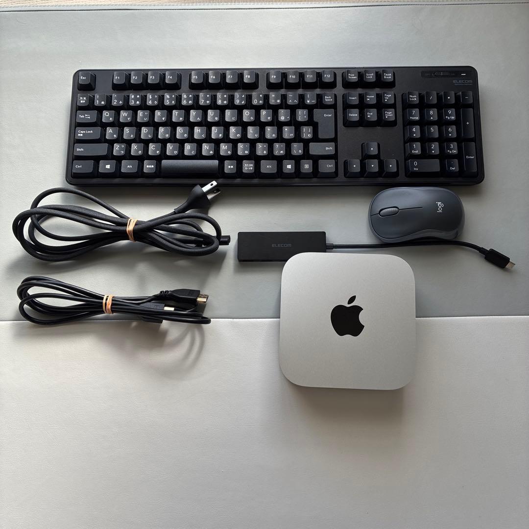【メルカリ内最安値】Mac mini M4 16GB/256GB 豪華周辺機器付