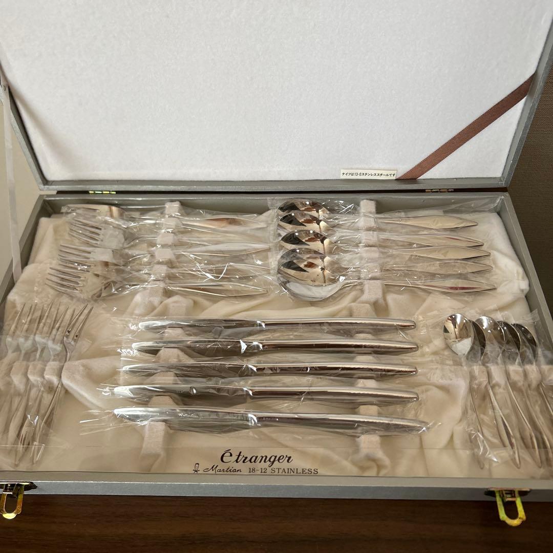 未使用品！マーシャン　カトラリーセットエトランゼ　25本　18-12ステンレス