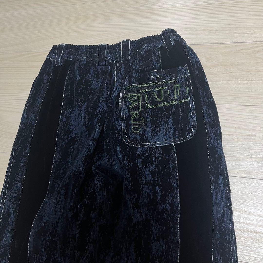 極美品✨90s PARTO SPORT ヘビーベロアセットアップ上下 B系Y2K