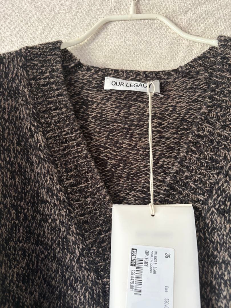 【本日17時まで限定値下げ美品】ourlegacy 25AW ニットカーディガン