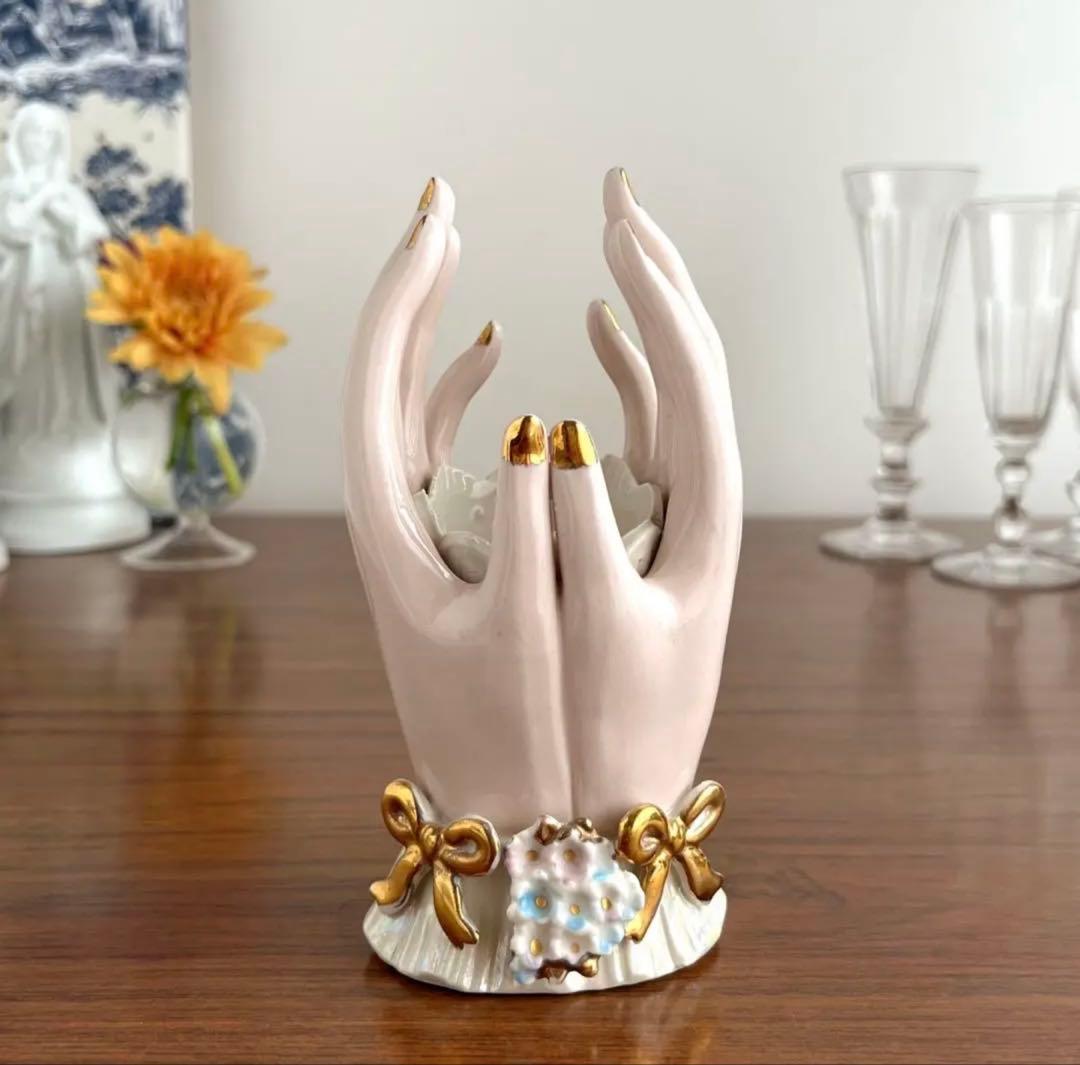 アメリカヴィンテージ ♤ リボンのハンドベース ♤ Made In Japan